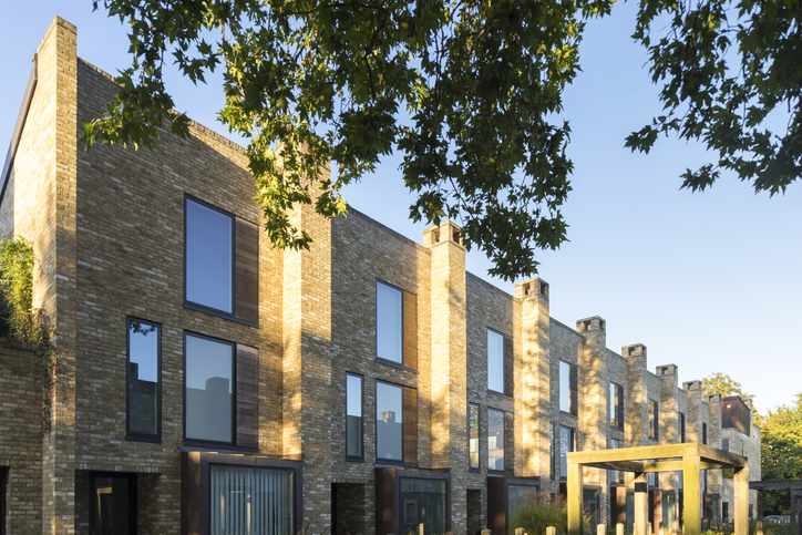 Modern Housing at Accordia, Cambridge, UK.